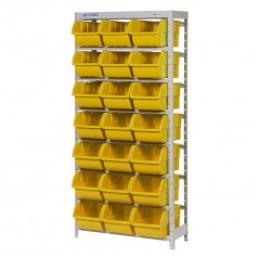Estante metálica com 21 gavetas n° 7 amarela - EF21/7AM Estante metálica com 21 gavetas n° 7 amarela - EF21/7AM