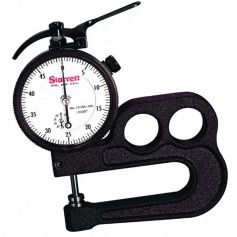 Medidor de espessura capacidade de 0-10 mm leitura de 0,01 mm