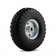 Roda completa de borracha maciça 9