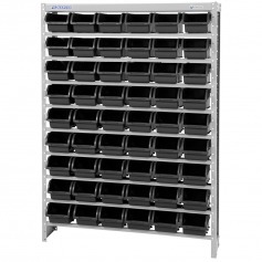 Estante metálica com 54 gavetas n° 5 preta - EP54/5P Estante metálica com 54 gavetas n° 5 preta - EP54/5P