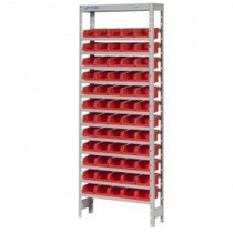 Estante met�lica com 60 gavetas n� 3 vermelha - EF60/3V