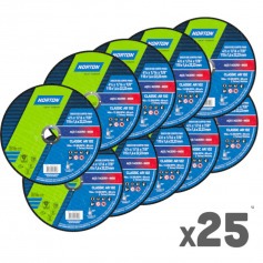 Kit 25 Discos de corte para metal 4.1/2 x 1/16 x 7/8