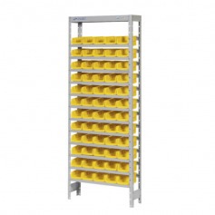 Estante met�lica com 60 gavetas n� 3 amarela - EF60/3AM