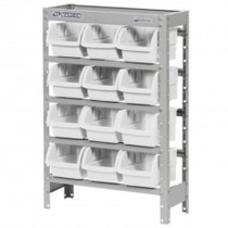 Estante met�lica com 12 gavetas n� 5 branca - EF12/5B