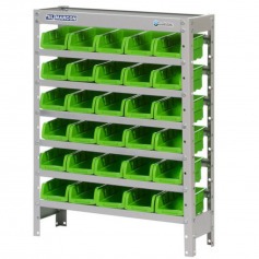 Estante metlica com 30 gavetas n 3 verde - EF30/3VD