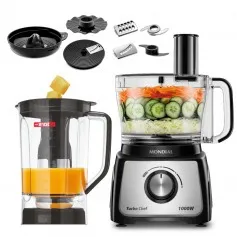 Multiprocessador de alimentos 1.000W 9 em 1 Turbo Chef - MPN-01-BF
