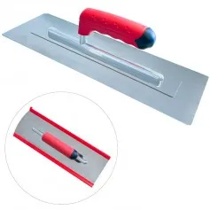 Desempenadeira em inox 120mm x 355mm com cabo emborrachado - 1.2440 