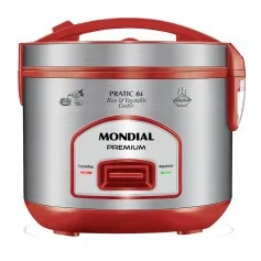 Panela elétrica de arroz 6 xícaras Pratic Rice 6i Red - PE-45-6X