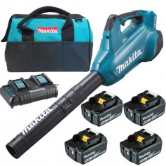Soprador de folhas 36V com 4 baterias 5Ah Brushless 6 velocidades - DUB362Z4 Soprador de folhas 36V com 4 baterias 5Ah Brushless 6 velocidades - DUB362Z4