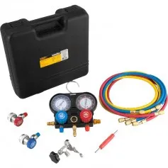 Manifold para ar-condicionado automotivo em alumínio