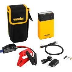 Auxiliar de partida portátil 800A 12V com compressor de ar - APC1200