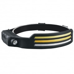 Lanterna de cabeça recarregável 3 LEDs COB 500 lúmens - BOM-4008 Lanterna de cabeça recarregável 3 LEDs COB 500 lúmens - BOM-4008