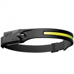 Lanterna de cabeça LED COB Recarregável 500 lúmens - BOM-4003 Lanterna de cabeça LED COB Recarregável 500 lúmens - BOM-4003