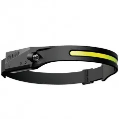 Lanterna de cabeça LED COB Recarregável 500 lúmens - BOM-4003
