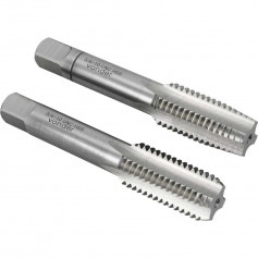 Jogo de macho manual aço rápido 3/4 Jogo de macho manual aço rápido 3/4