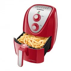Fritadeira elétrica sem óleo Air Fryer 5L 1900W Grand Family Inox - AFN-50-RI