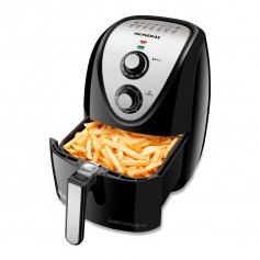 Fritadeira elétrica sem óleo Air Fryer 5L 1900W Grand Family Inox - AFN-50-BI Fritadeira elétrica sem óleo Air Fryer 5L 1900W Grand Family Inox - AFN-50-BI