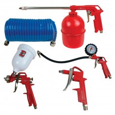 Kit de acess�rios para compressor de ar com 5 pe�as