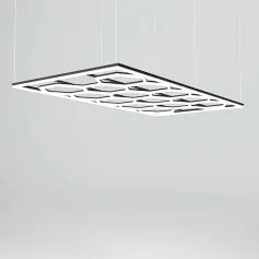 Luminária colméia hexagonal em Led com 14 células CRI>90