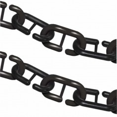 Corrente plstica de 9 mm pacote com 2 metros preto - 25890 