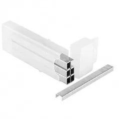 Grampo para grampeador manual 8 mm caixa com 1000 peças - TRA705T