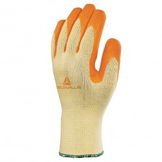 Luva de algod�o com poli�ster revestida em lat�x tam. G