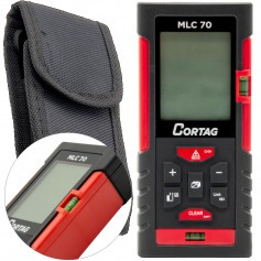 Trena a laser leitura até 70 metros com bolsa protetora - MLC 70 Trena a laser leitura até 70 metros com bolsa protetora - MLC 70