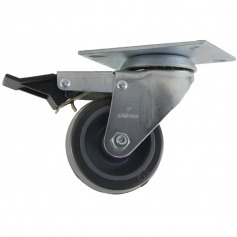 Rodízio giratório com freio 3 Rodízio giratório com freio 3