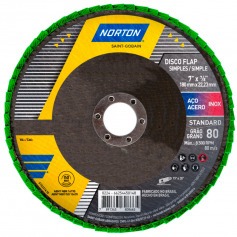 Disco de lixa flap disc cncavo 7" fibra - Standard