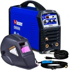 Kit Inversora de solda TIG DC 220A TIGON 220 + Máscara auto escurecimento