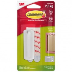 Suporte para fixa��o de quadros com adesivo m�dio - Command
