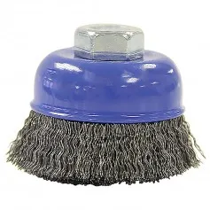 Escova de aço tipo copo ondulada 4