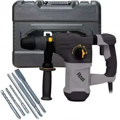 Martelete Perfurador e Rompedor 1100W 5 Joules com maleta e acessórios 23055 - RZ3212/1