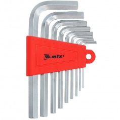 Jogo de chave allen 1,5 a 10 mm com 9 peças - 123039 Jogo de chave allen 1,5 a 10 mm com 9 peças - 123039