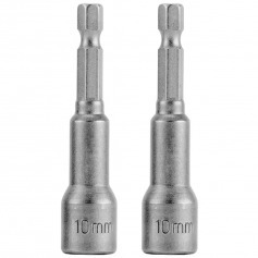 Jogo de soquete magntico 10 x 65 mm encaixe de 1/4