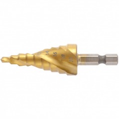 Broca escalonada aço rápido 4 a 20 mm - 723569 Broca escalonada aço rápido 4 a 20 mm - 723569