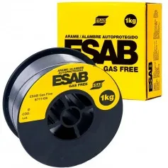 Arame para solda mig 0,8 mm 1 kg uso sem gás - Gas Free