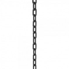 Corrente plstica para sinalizao 8 mm 10 m  preta