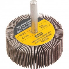 Roda de lixa 50 mm x 20 mm com haste gro 220