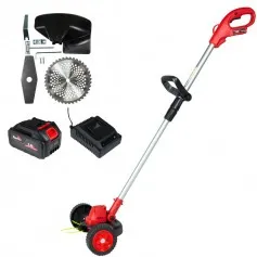 Roçadeira carrinho a bateria 18V 4Ah brushless com acessórios -TBT18BC250S-K