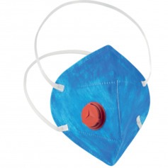 Máscara contra poeiras e névoas com válvula PFF1 - Pro Safety Máscara contra poeiras e névoas com válvula PFF1 - Pro Safety