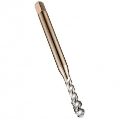 Macho máquina aço rápido canal helicoidal M5 x 0,8 mm DIN 371 - EX00M5
