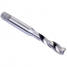 Macho máquina aço rápido canal helicoidal M6 x 1 mm E557M6 Macho máquina aço rápido canal helicoidal M6 x 1 mm E557M6