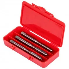 Jogo de macho manual aço rápido M6 x 1 mm com 3 peças - E559M6NO8