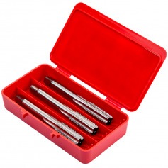 Jogo de macho manual em aço rápido 1/2 Jogo de macho manual em aço rápido 1/2