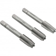 Jogo de macho manual aço rápido 6 x 1,00 mm MA com 3 peças Jogo de macho manual aço rápido 6 x 1,00 mm MA com 3 peças