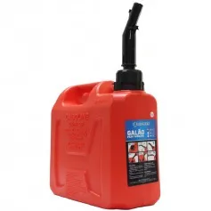 Galão para transferência de gasolina antigotejante 5L - 10496