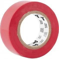 Fita isolante vermelha antichama 19 mm x 10 m