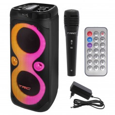 Caixa de som amplificada 900W RMS com Bluetooth TWS Radio FM - CT901 Caixa de som amplificada 900W RMS com Bluetooth TWS Radio FM - CT901