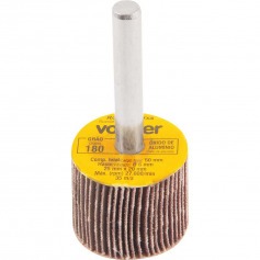 Roda de lixa 25 mm x 20 mm com haste gr�o 180